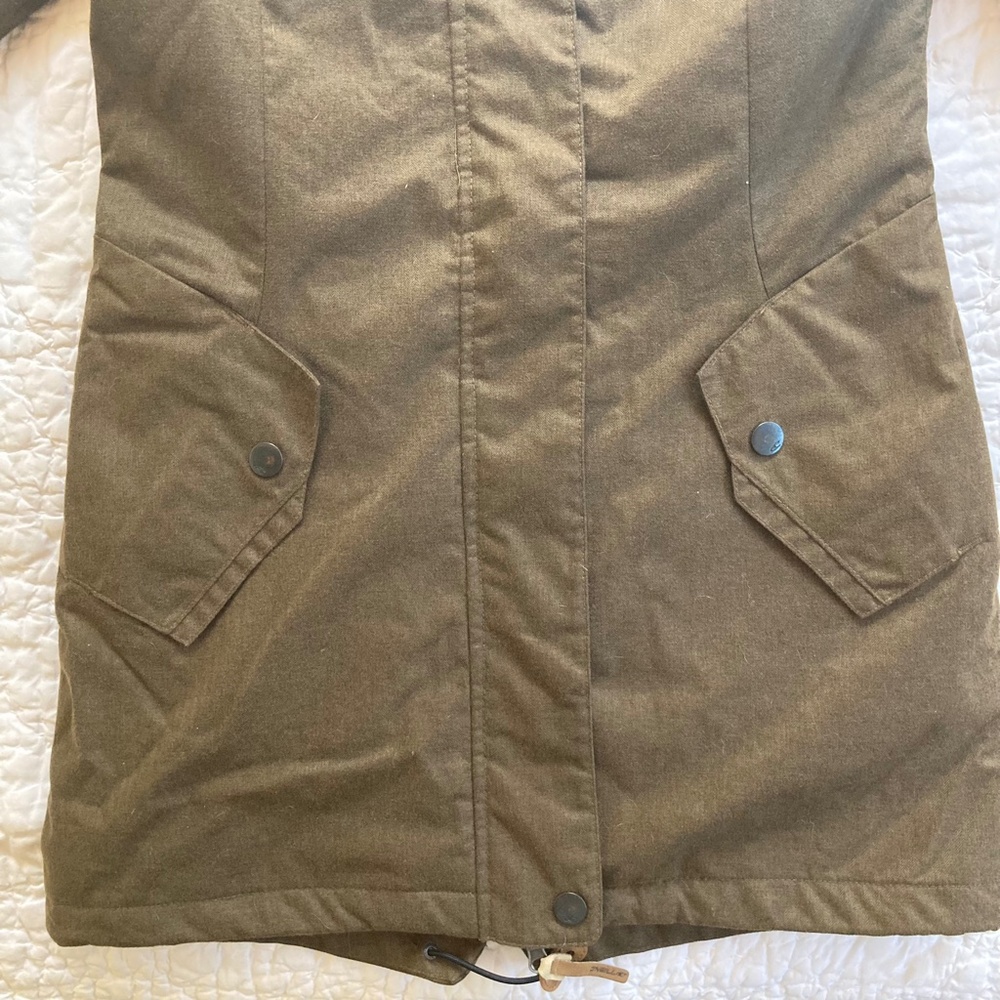 O'Neill Hooded Jacket Shell Adventure Series Size XS Olive Green - Picture 8 of 16